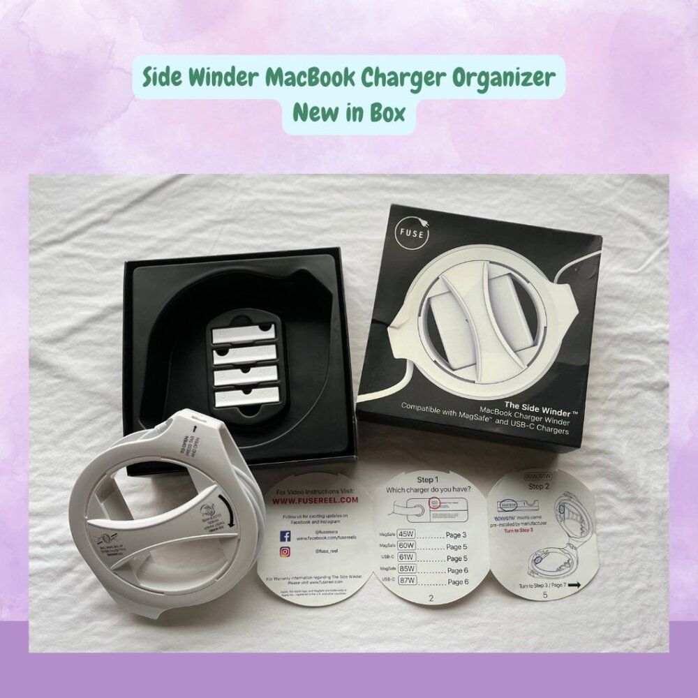 Side Winder MacBook Charger Organizer – New in Box